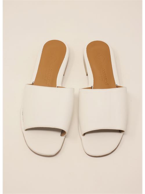 Handcrafted Capri sandals Da Costanzo | 964CREMAOPACA